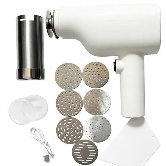 7 Molds Automatic Electric Cordless Rechargeable Idiyappam Maker Murukku Maker